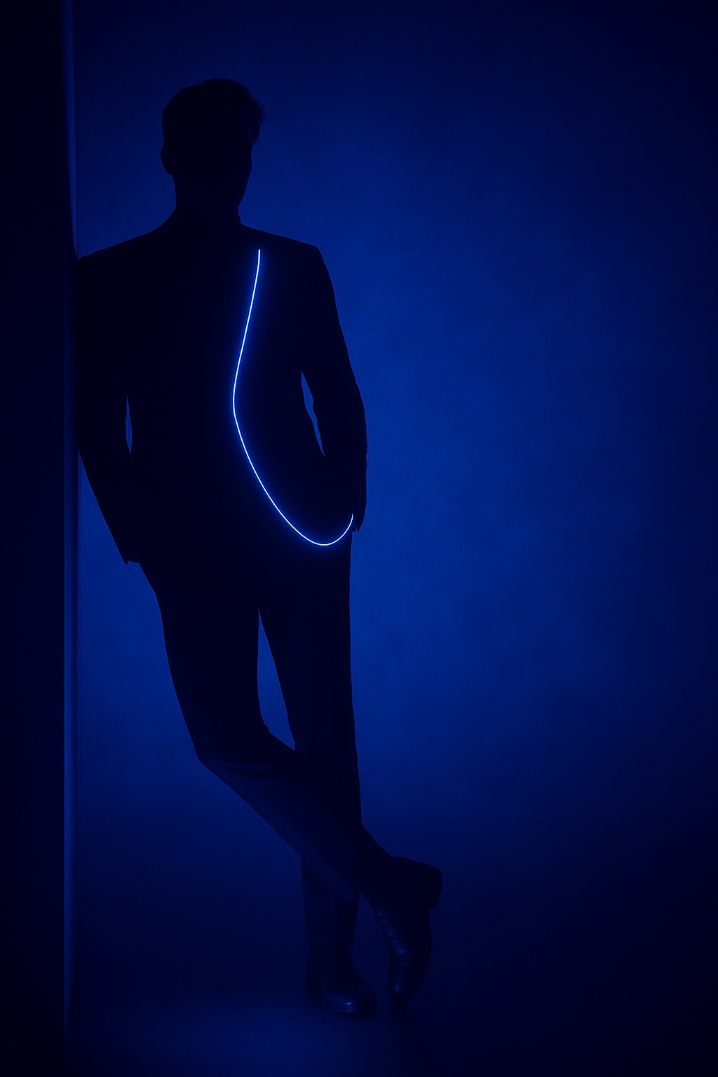 Justice - Blue silhouette, rapper and performer