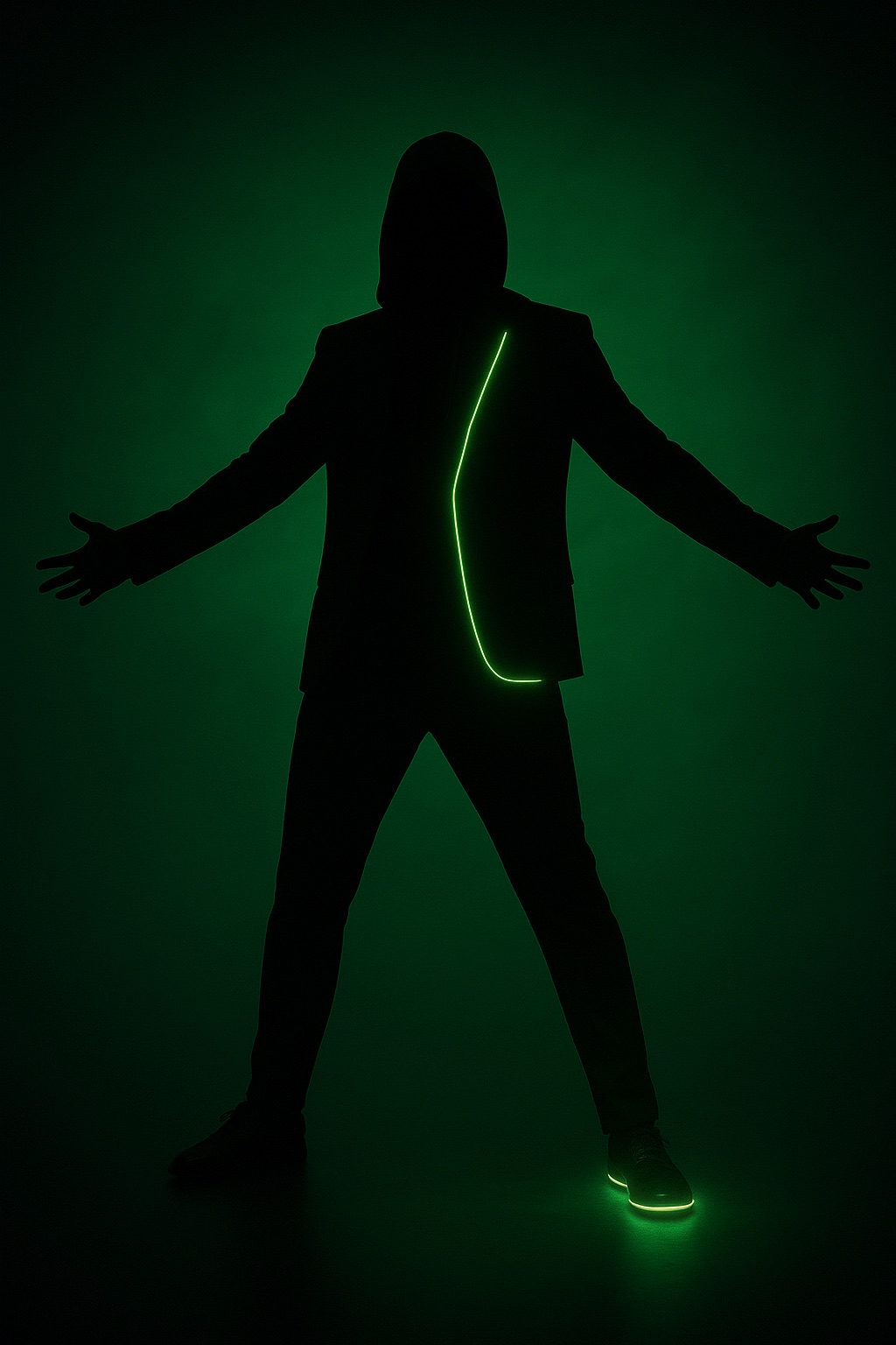 Kael - Green silhouette, main dancer and rapper